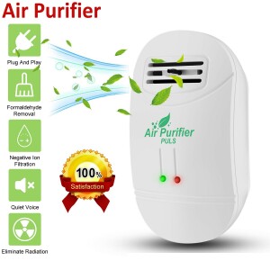 Portable Mini Air Purifier, Air Filter for Home, Bedroom, Office. Removes Dust, Smoke, Allergens, Mold, Odor Neutralizer