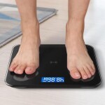 Smart Digital Weight Scale,Body Composition Analyzer, BMI, Muscle Mass,Body Fat Scale with Smartphone App sync Bluetooth