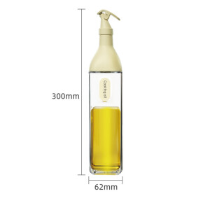 500ml Glass Oil Dispenser Bottle for Kitchen, Oil and Vinegar Cruet Glass Bottle