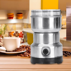 Multipurpose Food Processor and Coffee Grinder. Stainless Steel Blades and Bowls. Dry & Wet Grinder for Coffee, Spices, Beans, Corn Kernels And Herbs