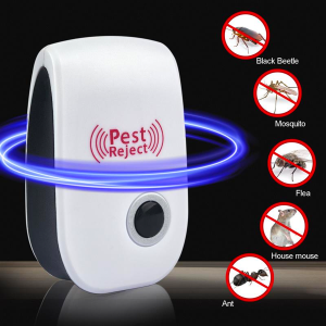 Ultrasonic Pest Repeller, Electronic Plug in Sonic Repellent pest Control for Insects Roaches Ant Mice Bugs Mouse Rodents Mosquitoes Spiders