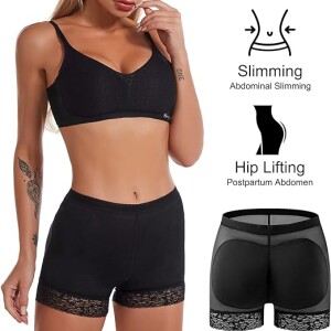 Women Seamless Butt Lifter Removable Padded Shapewear Enhancer Control Panties Hourglass Figure Body Shaper Underwear