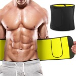 Adjustable Sport Neoprene Belt, Accelerates Weight Loss, Fat Burner, Best Abdominal Trainer with Portable Mobile Phone Bag