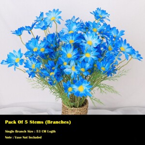 Artificial Flowers, Fake Fall Flowers for Decoration,No Fade UV Resistant, Home Indoor Outside Garden Wedding Vase Decor