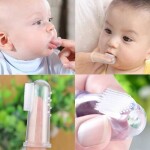 Baby Finger Toothbrush. Easy Oral Hygiene for Kids,Toddlers, Babies and Pets. Soft, Massaging Bristles, Lids Teeth Brush
