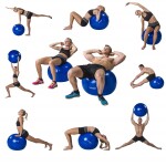 Exercise Ball, Anti-Burst Yoga Ball with Pump, Balance Ball for Birthing, Fitness Workout, Stability Pilates, Gym & Home