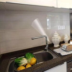 Transparent Sticker Wallpaper For Kitchen, Walls, Doors,Furniture. Oil & Water Proof Self Adhesive Temperature Resistant